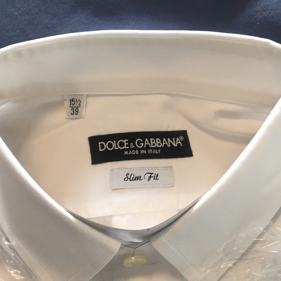 Chemise Homme Dolce & Gabbana Slim Fit Rayures Multicolores - Taille Col 16.5/17 - Neuf Avec étiquettes